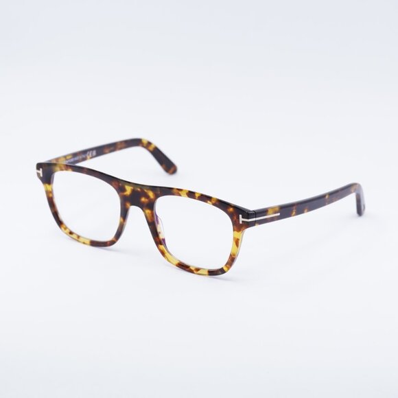 Tom Ford FT5939-B 053 Eyeglasses Havana 52mm Square Frame - Picture 8 of 10